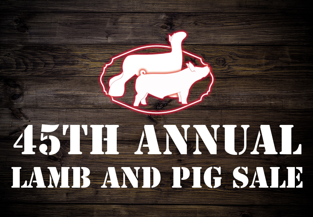 Image for the 45th Annual Lamb and Pig Sale at Casper College.