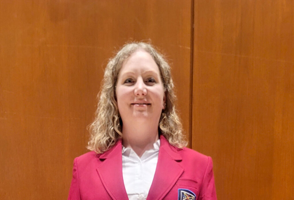 Photo of Rae Adamson who placed fourth nationally in architectural drafting at SkillsUSA National Leadership and Skills Conference June 23-27 in Atlanta.