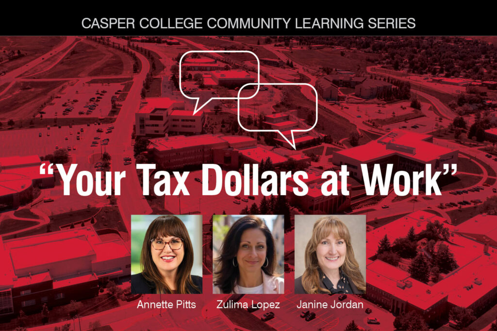 Image for a press release with the words "Your Tax Dollars at Work" and three photos, one of Annette Pitts, one of Zulima Lopez, and one of Janine Jordan.